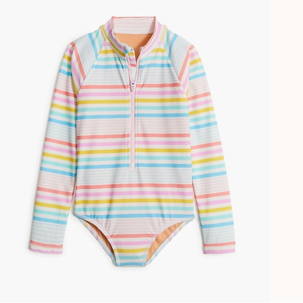 Crewcuts Multicolor Striped Kids Rashguard